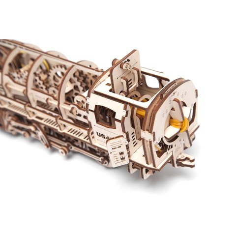 Механический 3D-пазл UGEARS Локомотив с тендером Превью 5