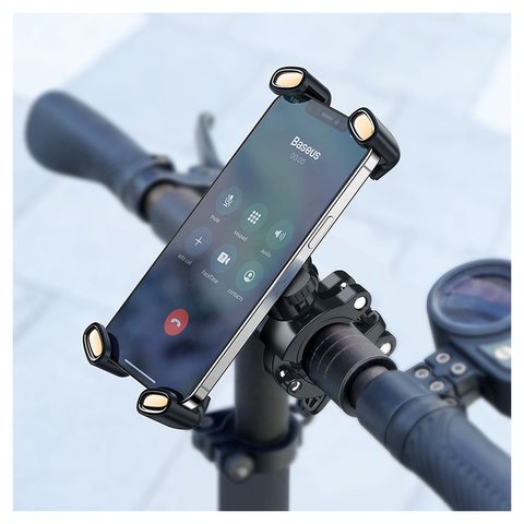 Тримач Baseus Quick to take cycling, велосипедний, чорний, #SUQX-01 Прев'ю 3