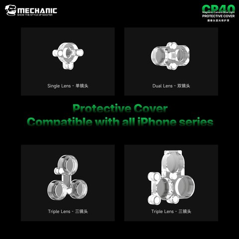 Набор защиты Mechanic CP40, для основной камеры при ремонте, iphone 6-17 pro max Превью 5