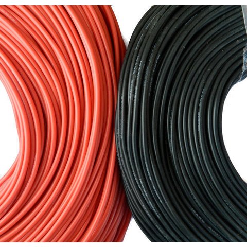 Провод в силиконовой изоляции 24AWG, 0,25 мм², 1 м, черный, UL3135 Превью 1