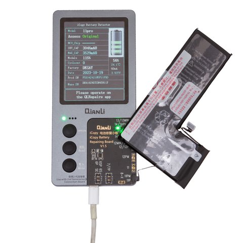 Battery JCID compatible with Apple iPhone 11 Pro, (Li-Polymer, 3.83 V , 3400 mAh, High Capacity) Preview 1