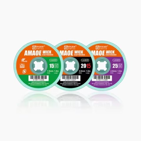 Malla para desoldar Amaoe LAN-2015, (Ancho) 2.0 mm, (L) 1.5 m Vista previa  2