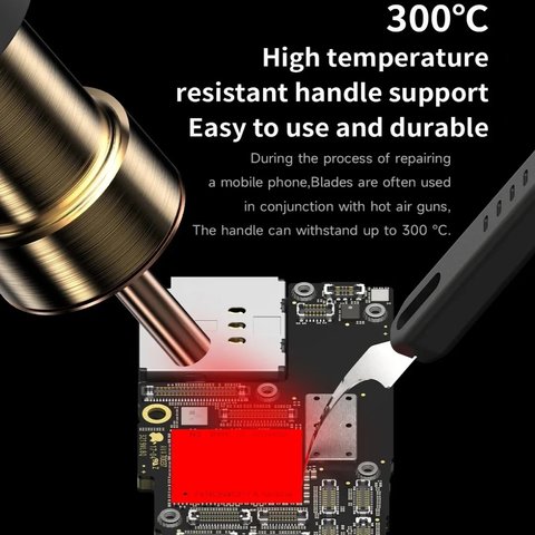 Knife Set Mechanic Quick Edge 7, (for removing glue, for ICs, 5 in 1) Preview 4