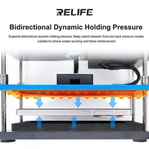 Soporte RELIFE LS5 SE, para desensamblar dispositivos móviles, con control de temperatura hasta 80 °C, con calefacción Vista previa  1