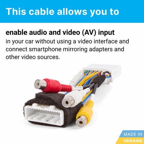 Video Cable for Toyota Touch 2 / Entune / Link Monitors Preview 1