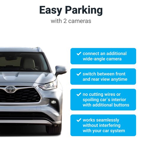 Toyota Highlander Front Backup Camera Control Connection Kit Smart Car ...