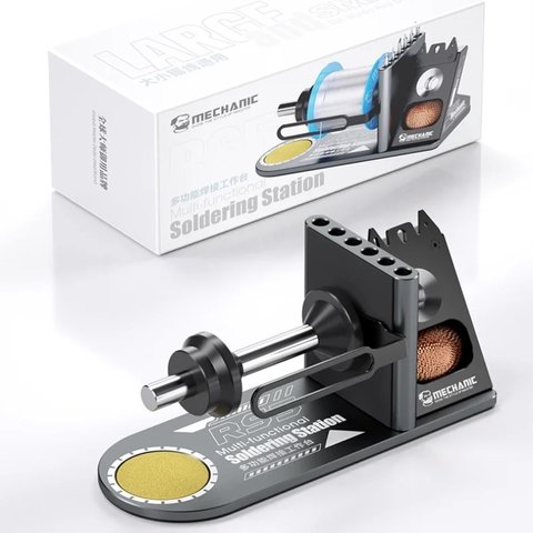 Soldering Stand Mechanic RS5, (with shavings to clean the tip, with organizer) Preview 6
