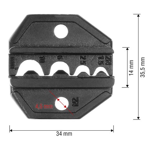 Mordazas para crimpadora Pro'sKit CP-236DN Vista previa  1
