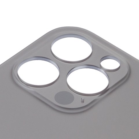 Panel trasero de carcasa puede usarse con iPhone 12 Pro, gris, no es necesario desmontar la cámara, Original (PRC), big hole, graphite Vista previa  1
