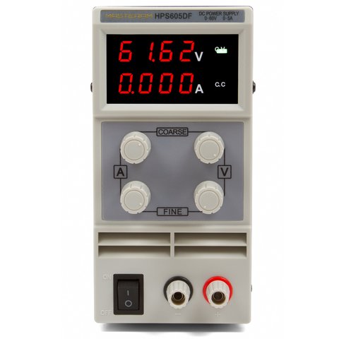 Лабораторний блок живлення Masteram HPS605DF Прев'ю 1