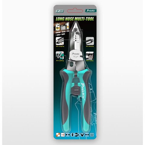 Довгогубці 5 в 1 Pro'sKit CP-420 Прев'ю 1