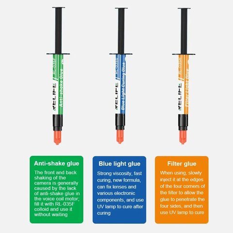 Клей RELIFE RL-035F , для ремонта камеры, 3 мл, Anti-shake Превью 2