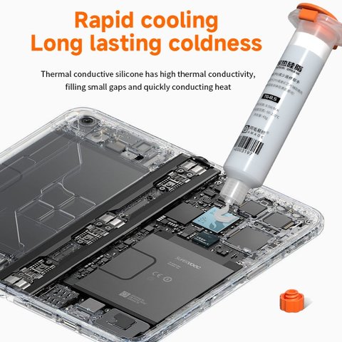 Термопаста Amaoe TG-4, силиконовая, в шприце, 30 г, 4 Вт/м*К Превью 2