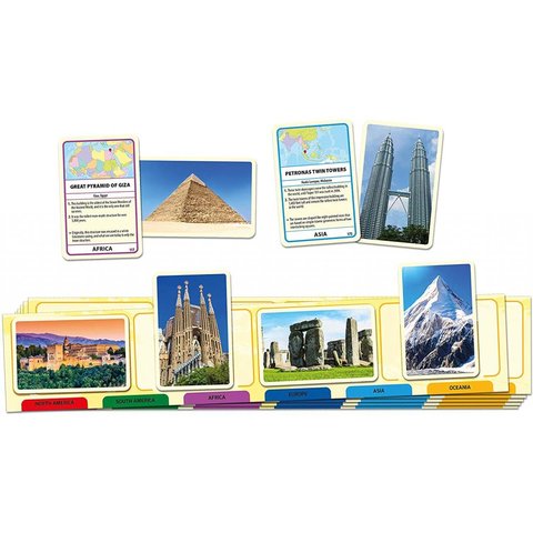 Настільна гра Tactic Чудеса світу (англійською мовою) Прев'ю 1